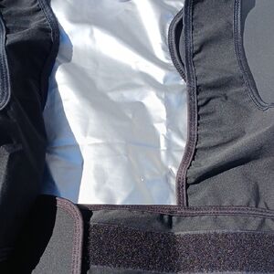 Black and Silver Waist Trainer